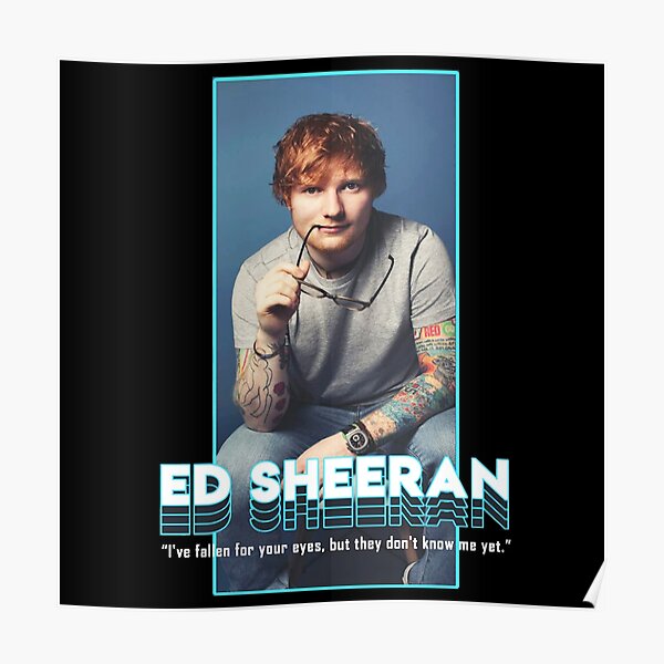 new  103 Poster RB1608 product Offical ed sheeran Merch