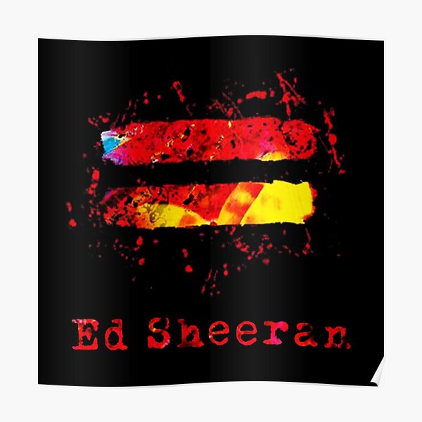 new <<ed sheeran, sheeran, perfect sheeran, equal sheeran, subtract sheeran, guitar sheeran></noscript>> 101 Poster RB1608 product Offical ed sheeran Merch