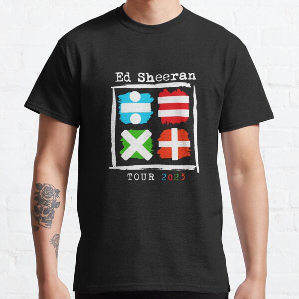 new <<ed sheeran, sheeran, perfect sheeran, equal sheeran, subtract sheeran, guitar sheeran></noscript>> 104 Classic T-Shirt RB1608 product Offical ed sheeran Merch