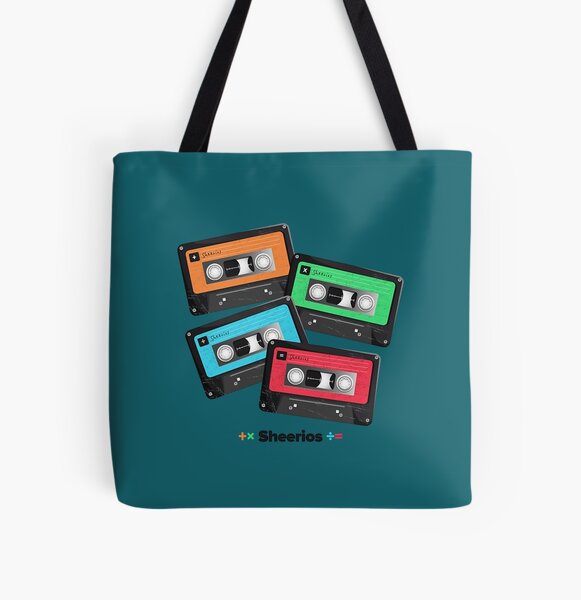 Ed Sheeran - Album Collection (Cassette Tapes)  All Over Print Tote Bag RB1608 product Offical ed sheeran Merch