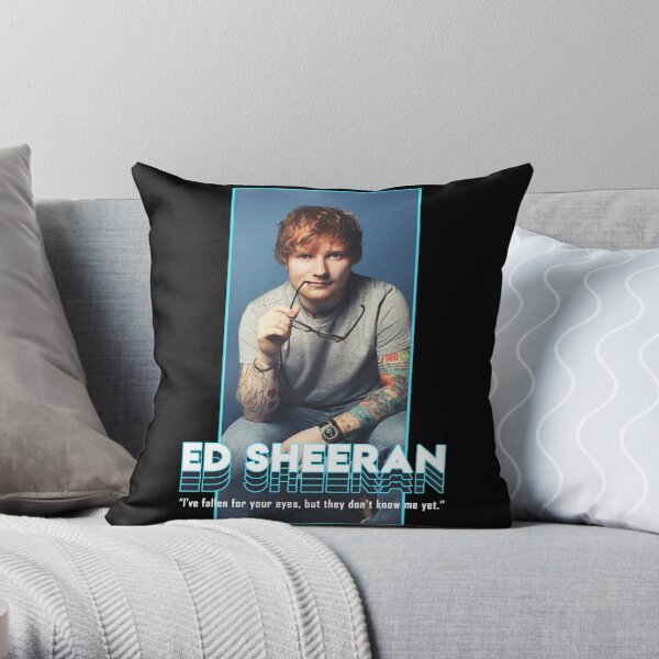 new  british Throw Pillow RB1608 product Offical ed sheeran Merch