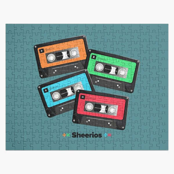 Ed Sheeran - Album Collection (Cassette Tapes)  Jigsaw Puzzle RB1608 product Offical ed sheeran Merch