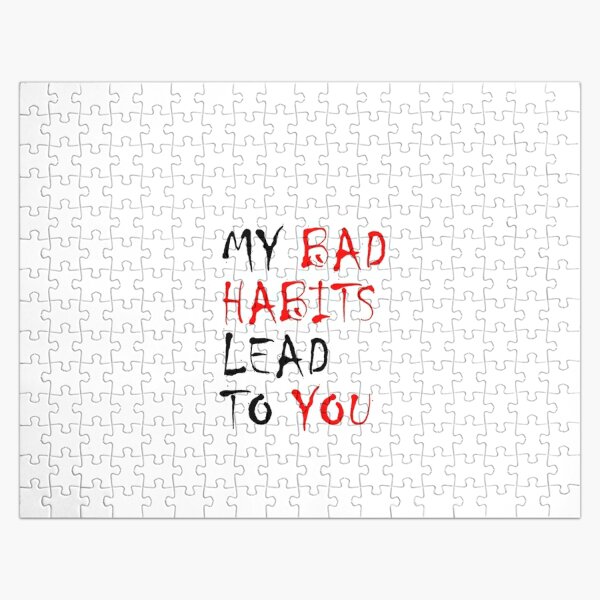 My Bad Habits Lead To You  Said by Ed Sheeran Sleeveless Top Jigsaw Puzzle RB1608 product Offical ed sheeran Merch