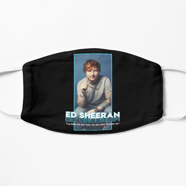 new  103 Flat Mask RB1608 product Offical ed sheeran Merch
